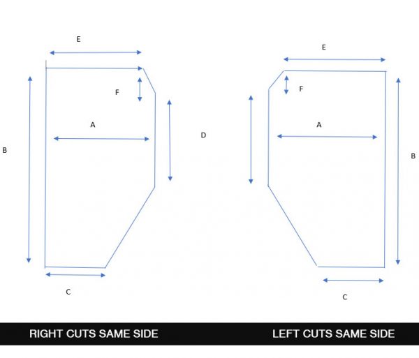 Two Corners Cut Same Side